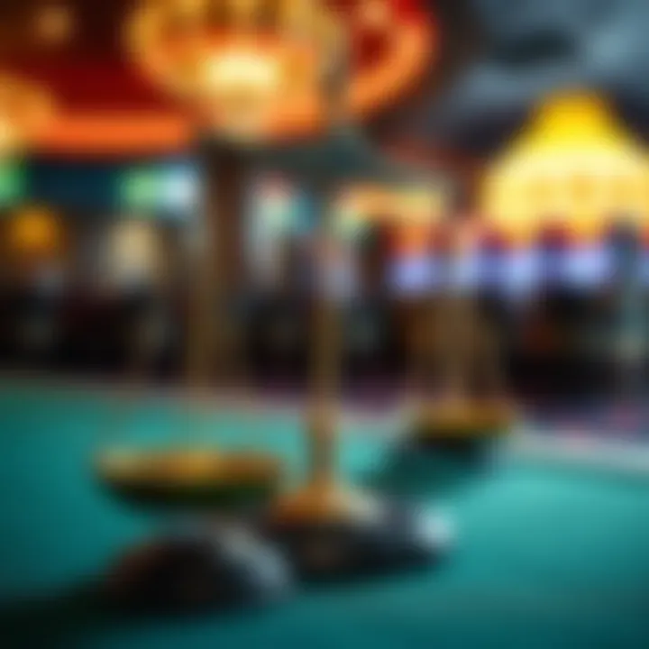 Legal scales symbolizing the regulatory framework governing online pokies platforms in Australia