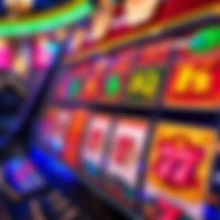 Illustration of vibrant slot reels with symbols highlighting free bonus rewards