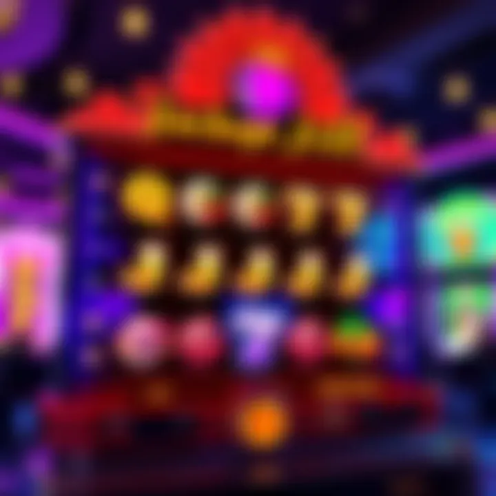 VIP Jackpot Jill slot game screen showcasing vibrant symbols and engaging gameplay interface