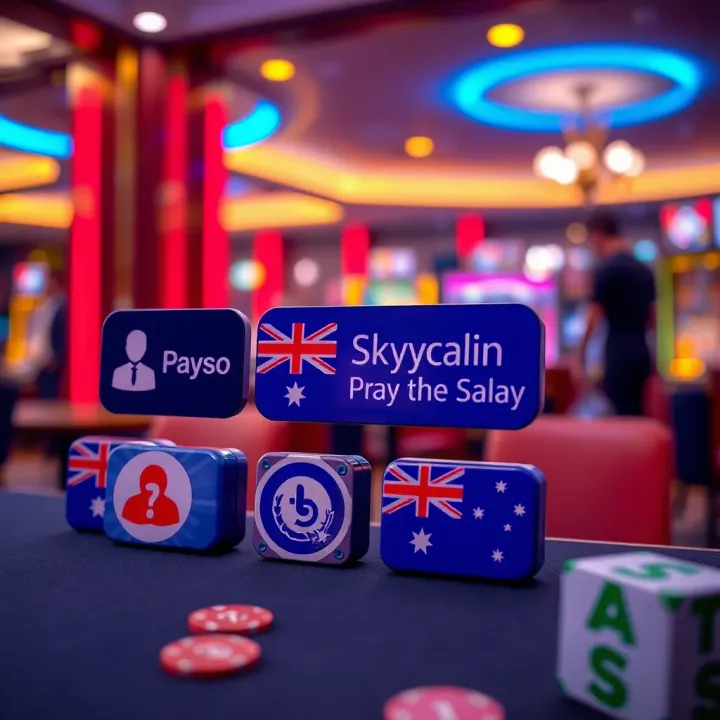 Secure digital payment methods icons alongside Australian-themed customer support symbols