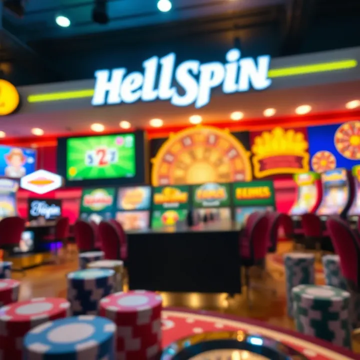 Collection of popular Hellspin casino games available for Australian users