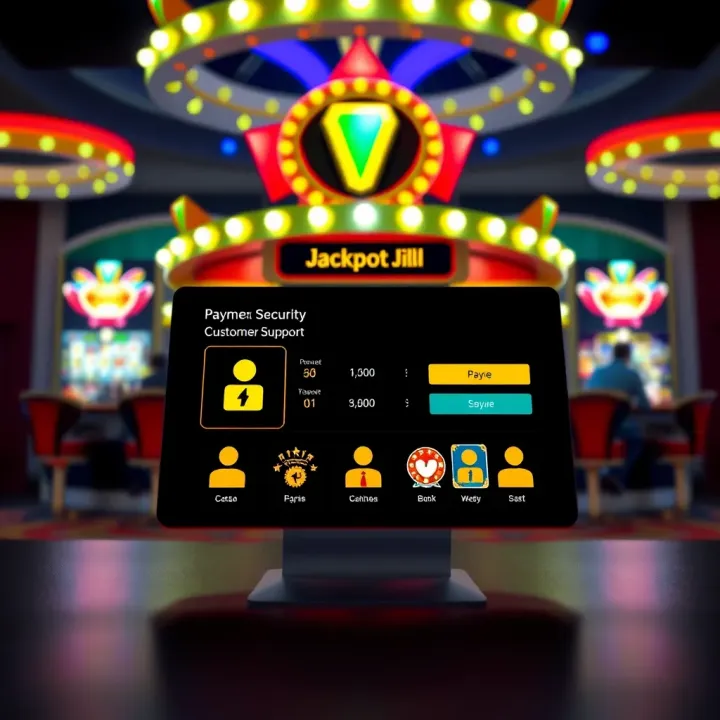 Secure payment options and customer support icons representing trusted transactions and assistance