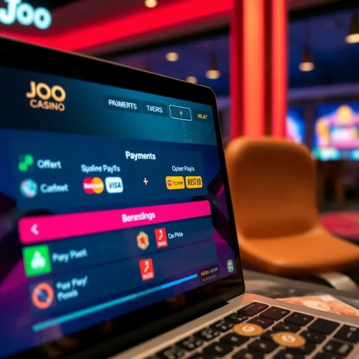 A digital interface showing secure payment options and bonus offers tailored for Australian online casino users