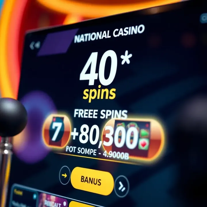 Close-up view of a digital casino interface displaying available free spins and bonus balance