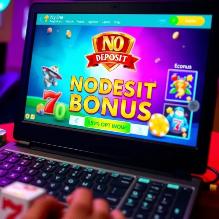 Exploring No Deposit Bonus Offers at National Casinos Online casino screen showing no deposit bonus offer with colorful game icons
