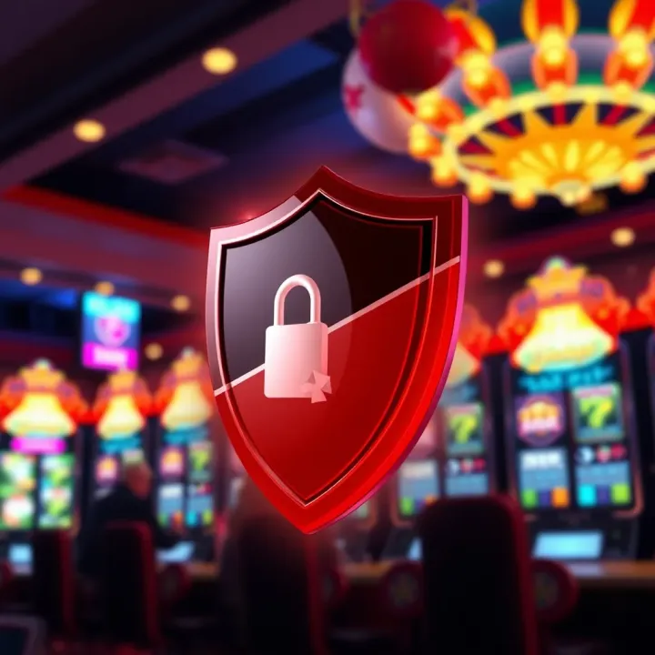 Illustration of security shield symbolizing protection during online login