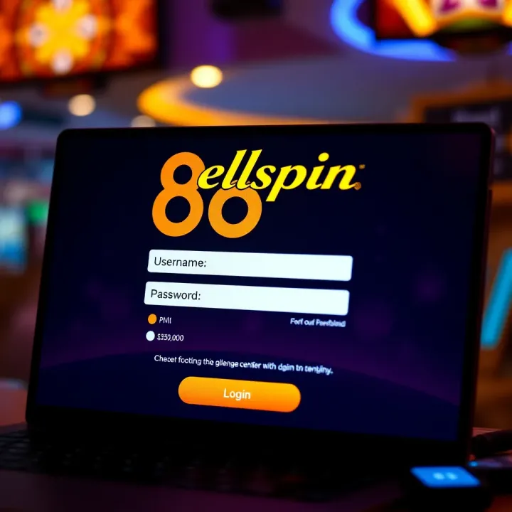 User interface showing Hellspin 888 login screen with fields for username and password