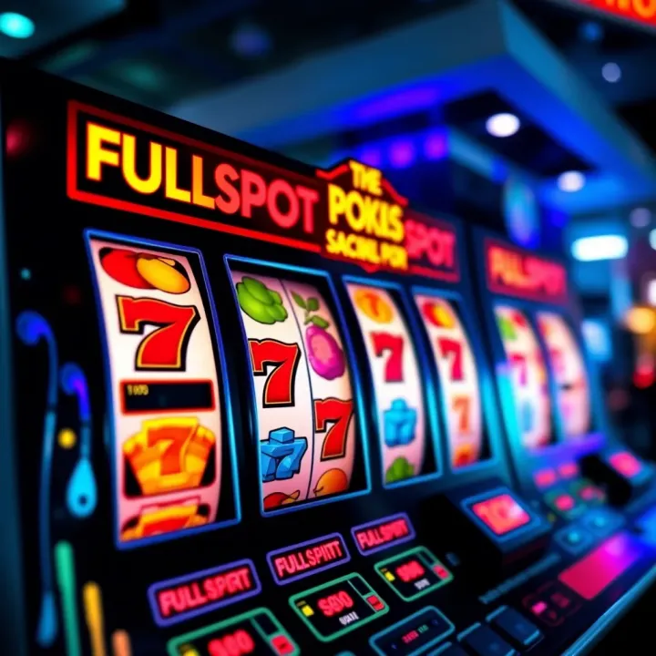 Colorful online pokies interface showing reels with fruit symbols and jackpot display