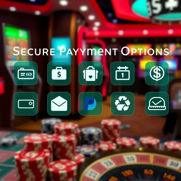 Secure Payment Options Available for Canadian Players at Playamo Casino Various payment method icons representing secure banking options for online casino players in Canada