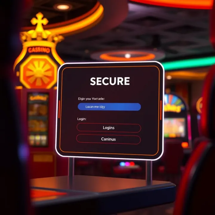 Secure login interface for online pokies platform in Australia