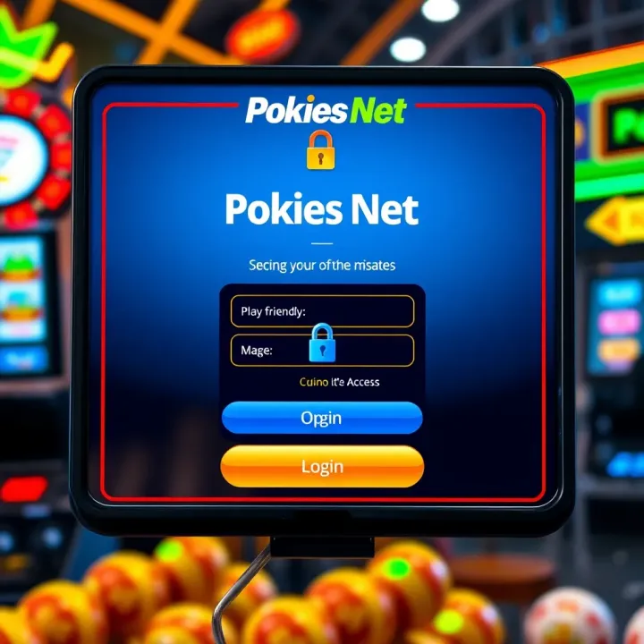 Illustration of a user-friendly login interface highlighting secure access features for an online gaming platform