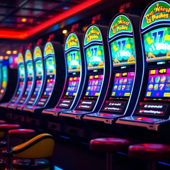 Modern pokies machine with integrated digital payment options