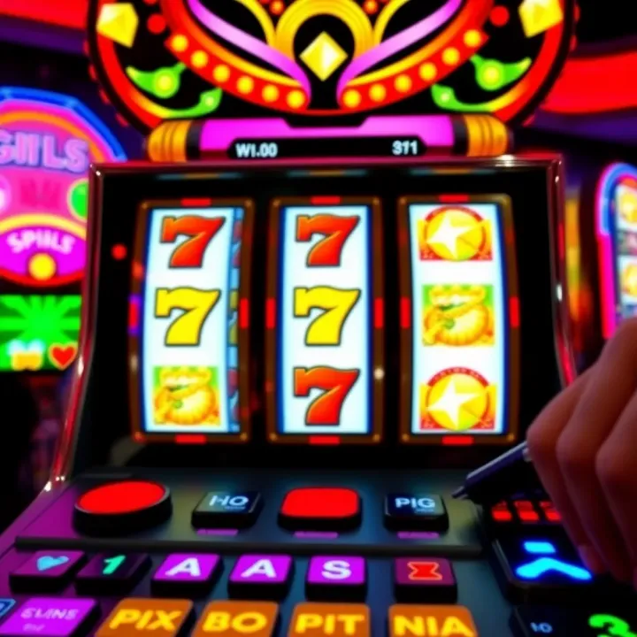 Vibrant Online Pokies Game Interface Colorful online pokies game interface displaying vibrant symbols and reels