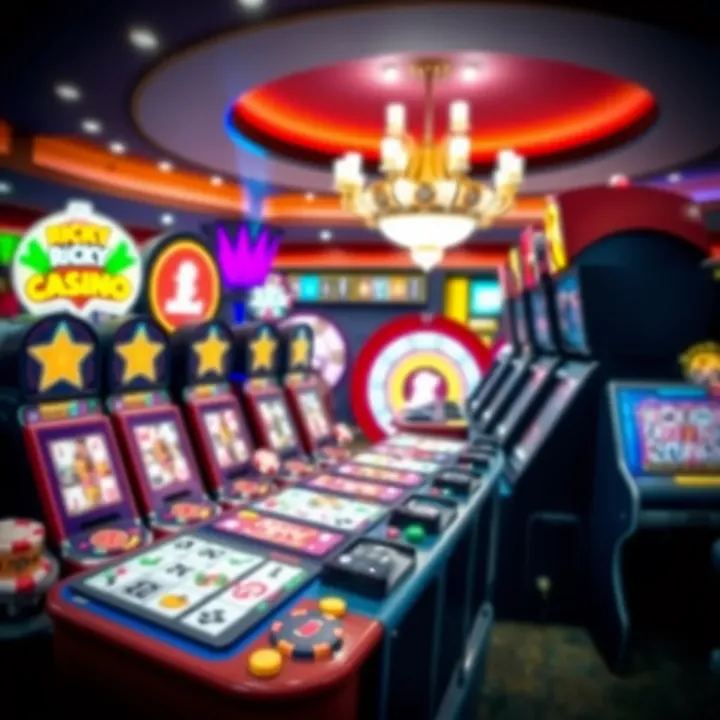 Variety of casino games available to play using free chips at Ricky Casino