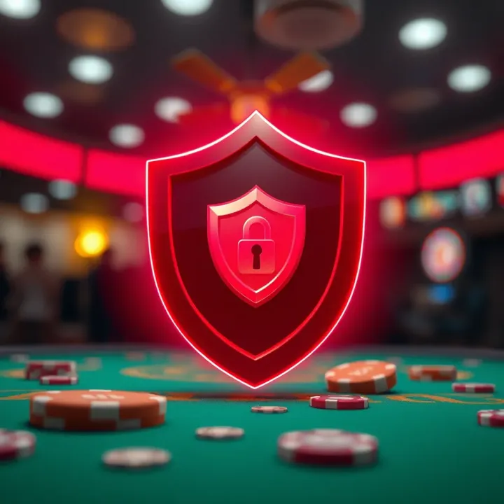 RocketPlay App Security and Data Protection Security shield icon representing data protection and secure usage in RocketPlay app
