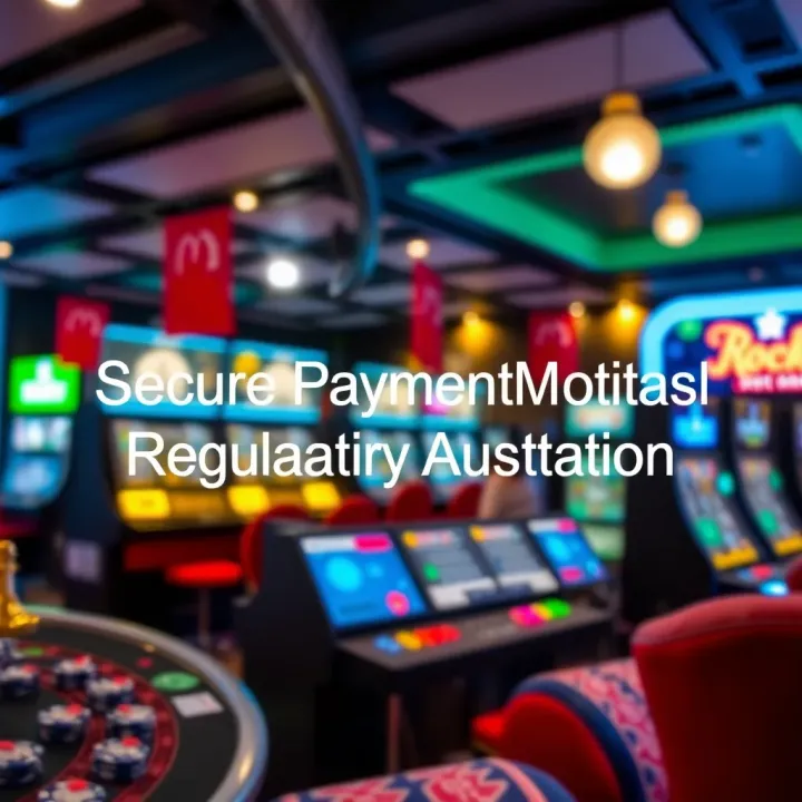 Secure Payment Methods and Regulatory Compliance at RocketPlay Australia Visual depiction of secure payment options and compliance with Australian gaming regulations