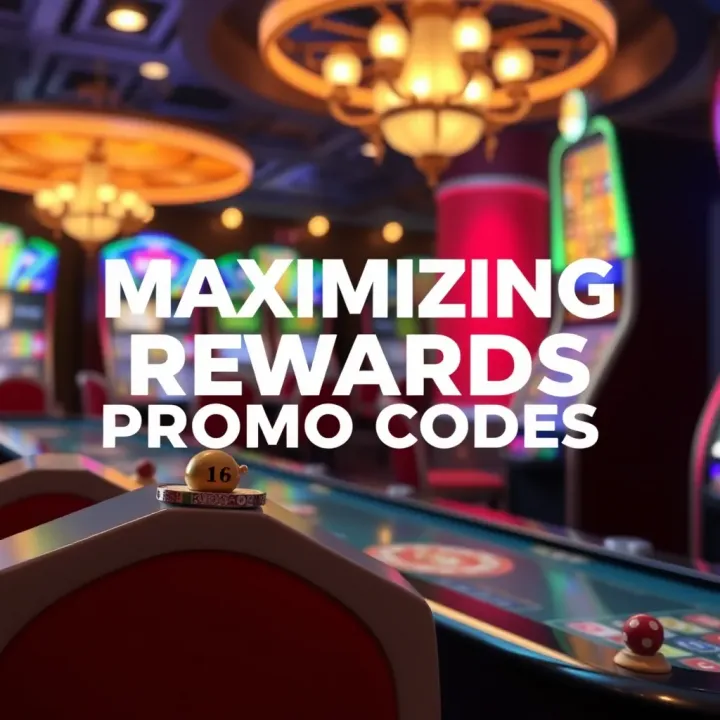 Conceptual graphic showing benefits like bonuses and rewards from using casino promo codes