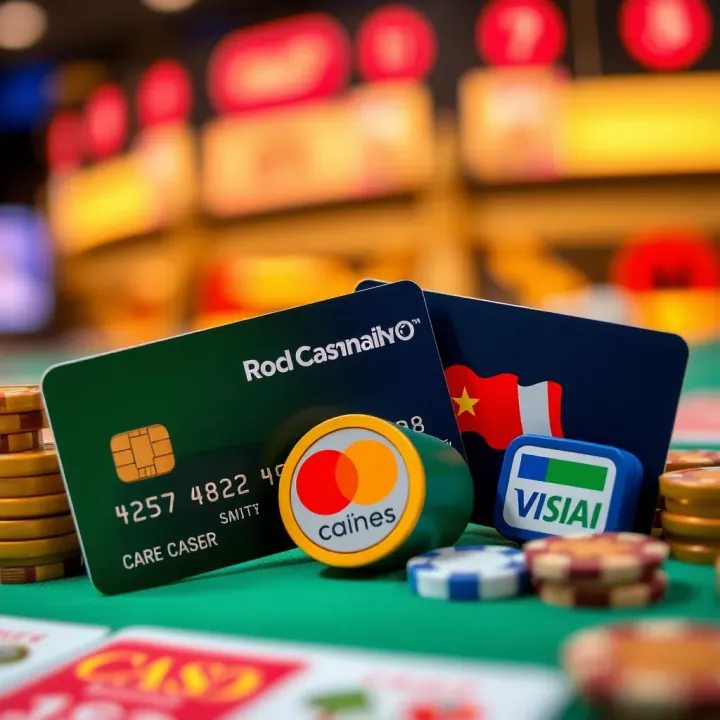 Secure online casino payment options showing credit card and digital wallet icons