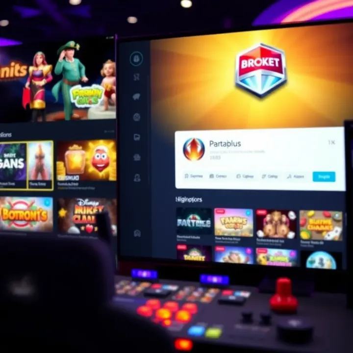 User interface of Rocketplay showcasing diverse game options and intuitive navigation