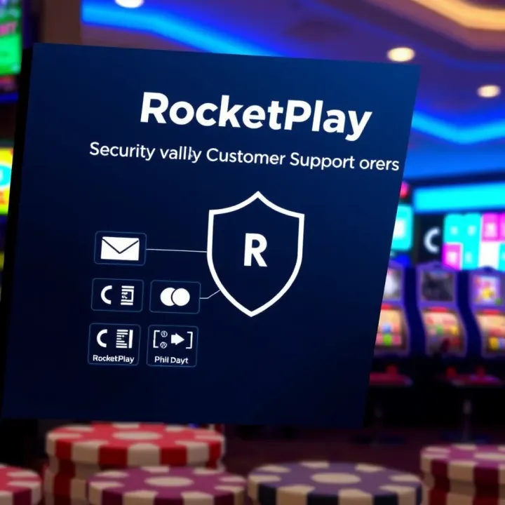 Secure online casino transactions with digital payment icons and shield symbol