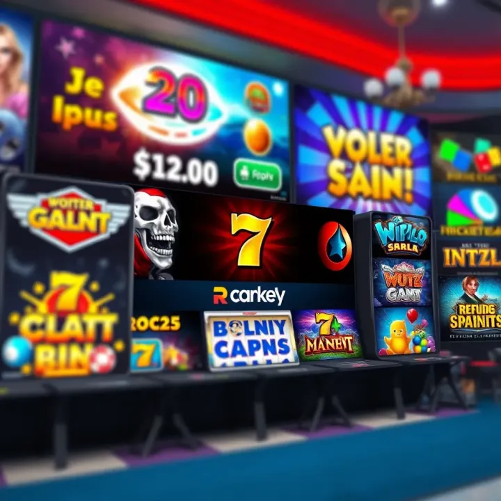 Collection of popular games supported by Rocketplay including slots and table games