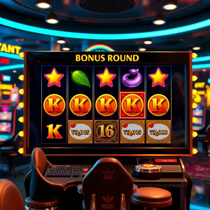 Interactive bonus round screen showcasing special rewards and multipliers enhancing player experience