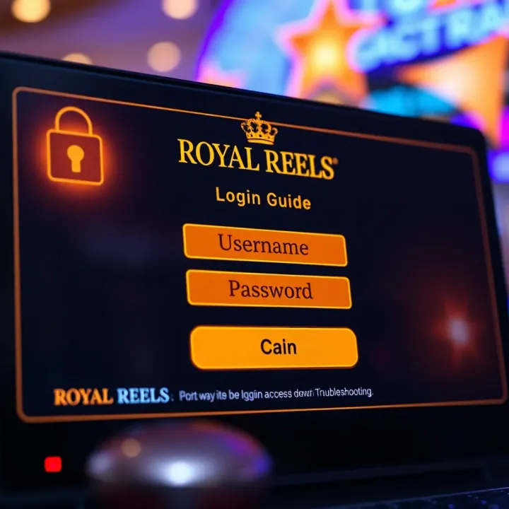 User interface showing secure login screen with username and password fields on a digital platform