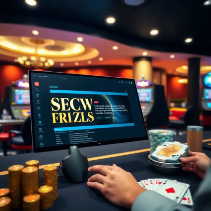 Secure online casino platform highlighting licensing and player support features