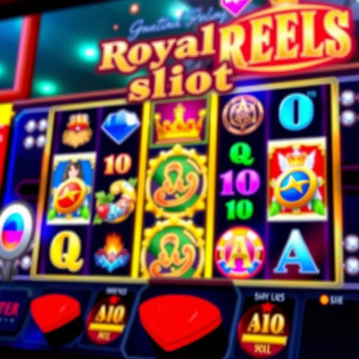 Royal Reels Slot Game Interface Royal Reels slot game interface showing vibrant reels and symbols