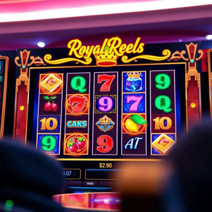 Royal Reels Slot Game Interface Overview Royal Reels slot game interface showcasing colorful reels and classic symbols