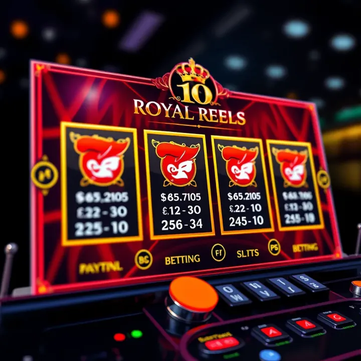 Slot Game Payout and Betting Interface Online casino interface highlighting payout and betting options for slots