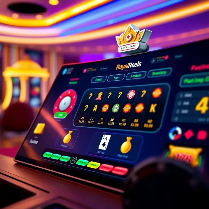 Illustration of a secure online casino platform dashboard with Australian legal compliance symbols