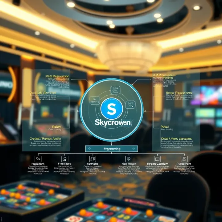 Diagram illustrating the main components and functionalities of Skycrown 5 technology
