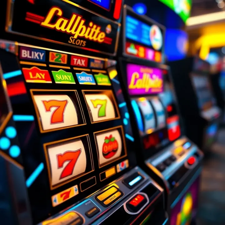 Close-up view of a classic Australian pokies machine showing vibrant reels and symbols