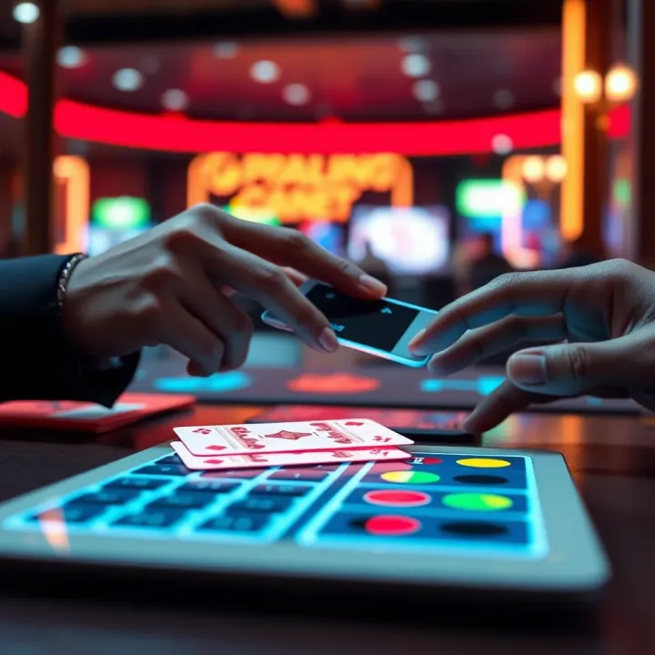 Secure online transaction with PayID showing encrypted data transfer for casino deposits