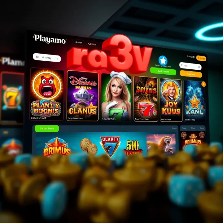 Bright casino interface showcasing a variety of slot games and user-friendly navigation