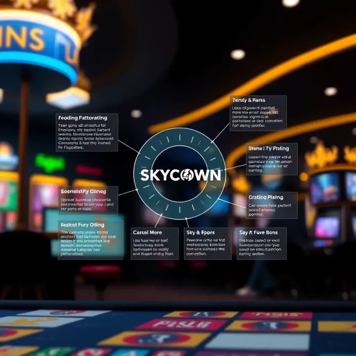 Diagram illustrating the functionalities and user interface of Skycrown Com platform