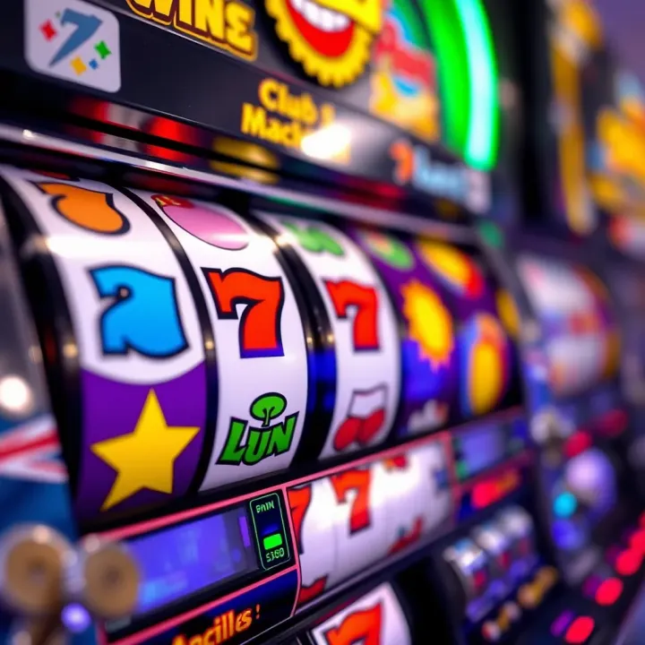 Colorful reels of an Australian slot machine game with various iconic symbols